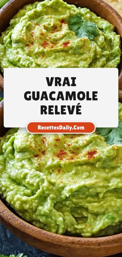 Recette authentique guacamole