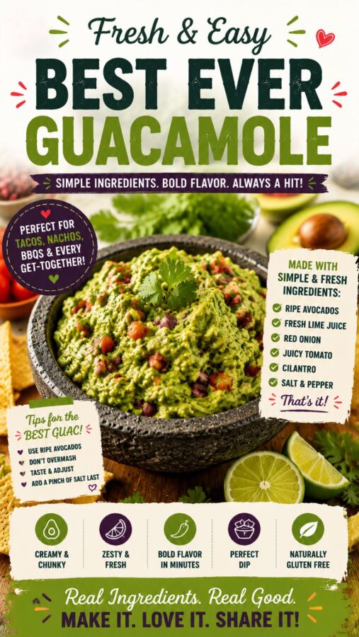 Guacamole traditionnel mexicain