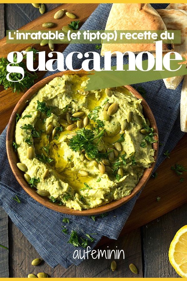 Préparation guacamole classique