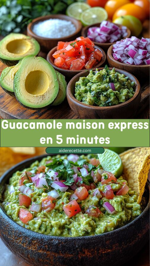 Variante guacamole sans tomate