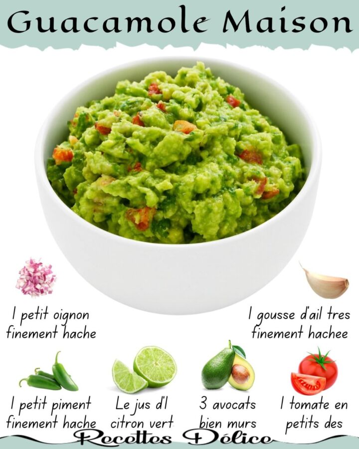 Variante guacamole sans tomate