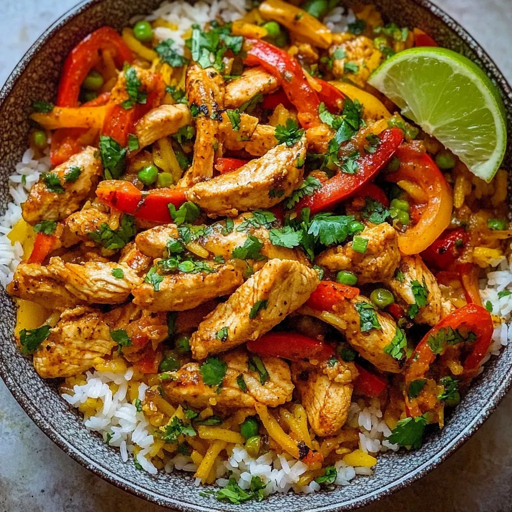 Délicieux poulet fajitas