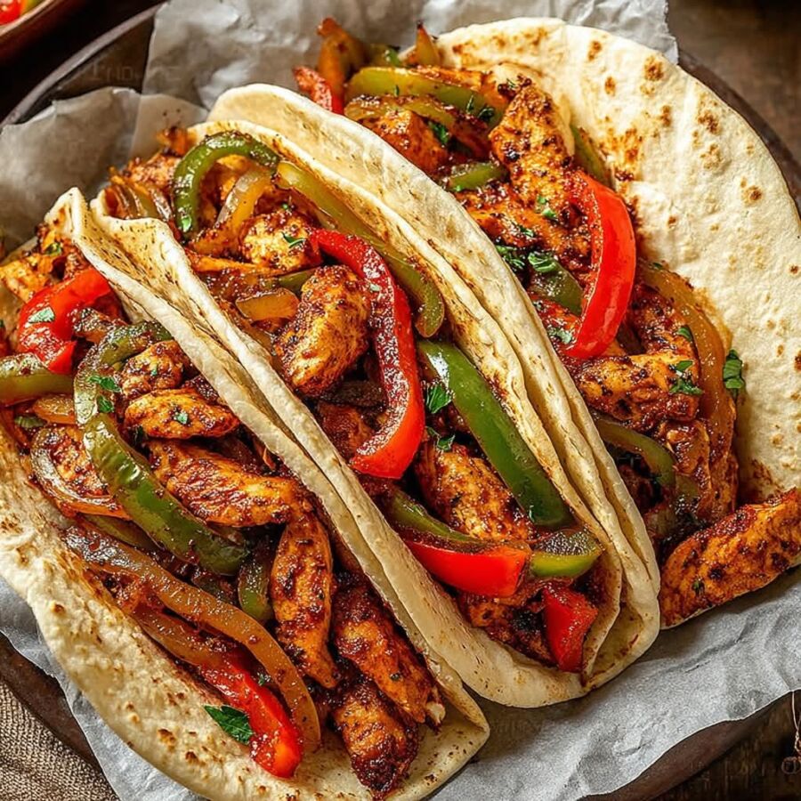 Poulet fajitas rapide