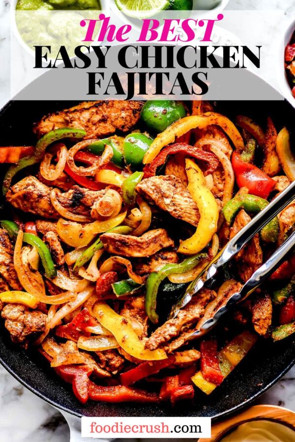 Délicieux poulet fajitas