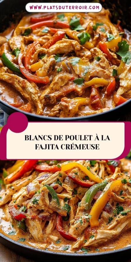 Délicieuse fajitas poulet
