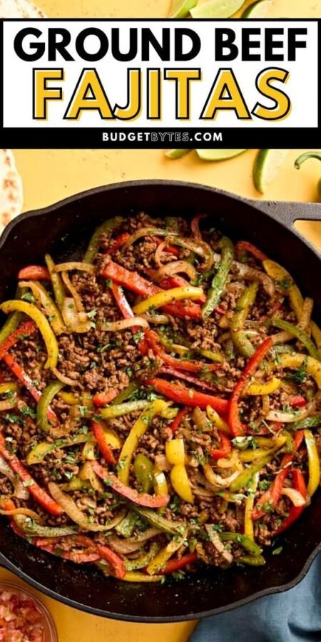 Alternatives fajitas viande hachée