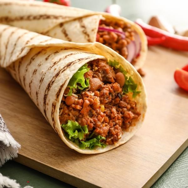 Fajitas avec boeuf haché