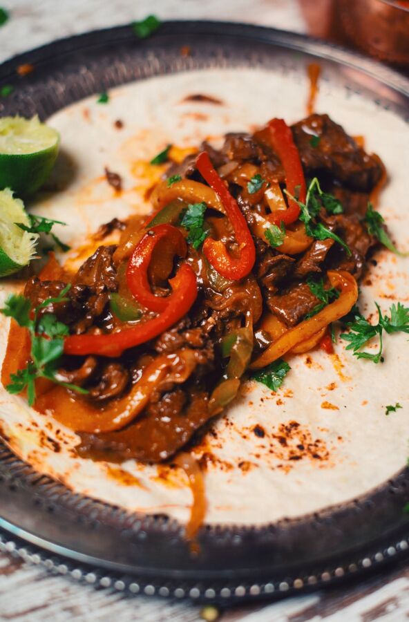 Fajitas avec boeuf haché