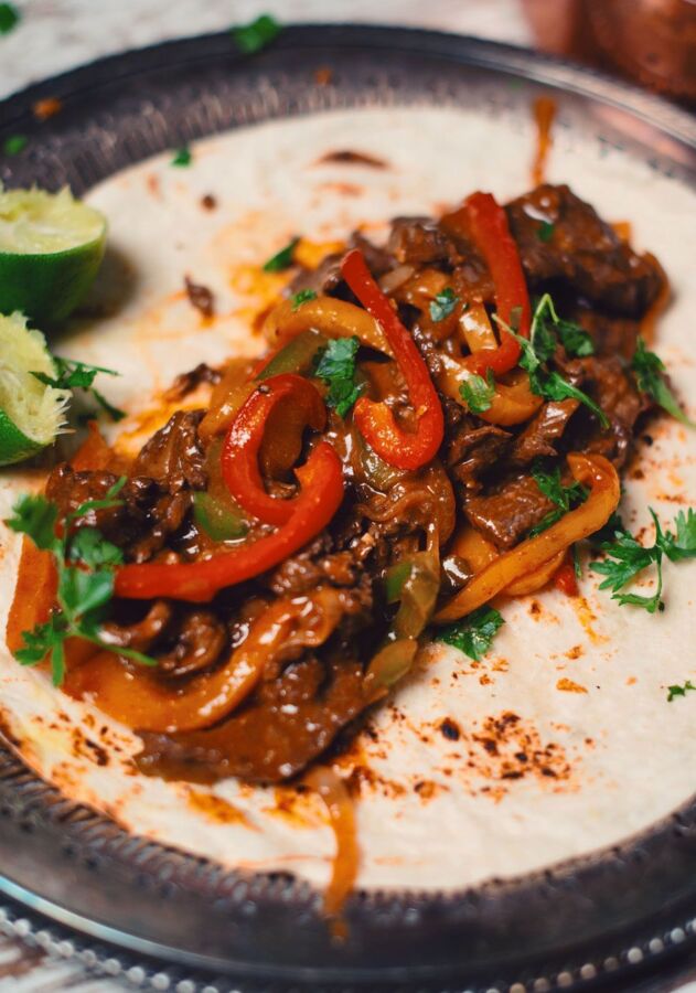 fajitas bœuf épicées
