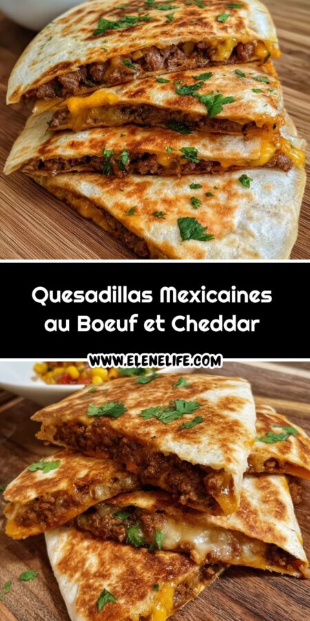 Quesadilla mexicaine savoureuse