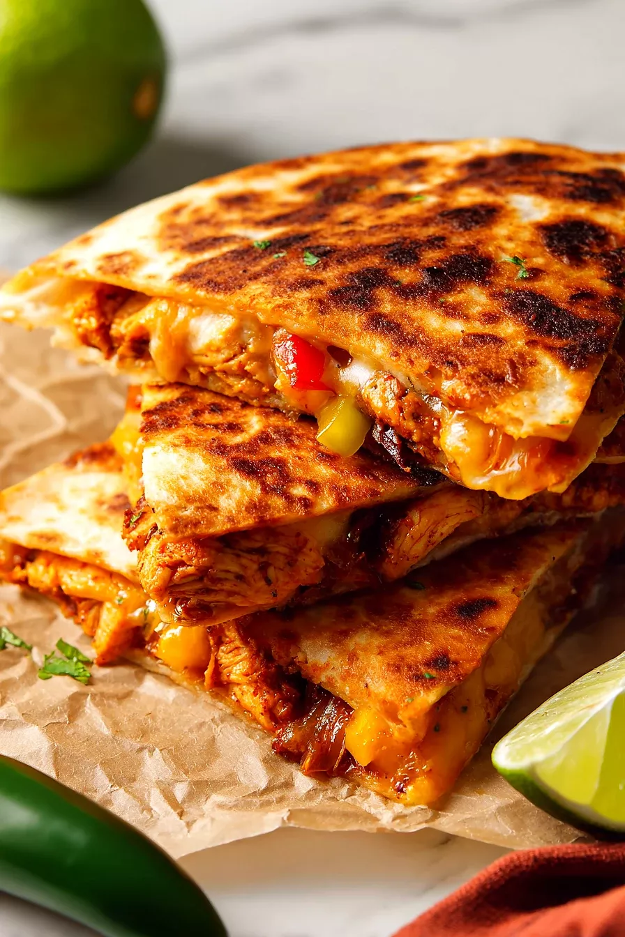 Préparation facile de quesadilla