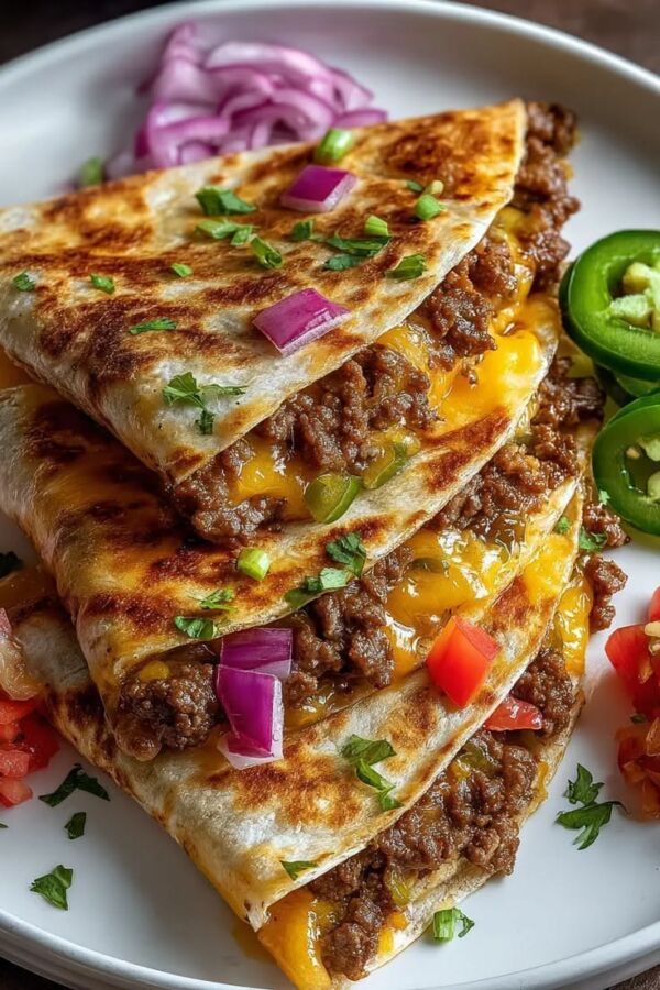 Délicieuses quesadillas fromage