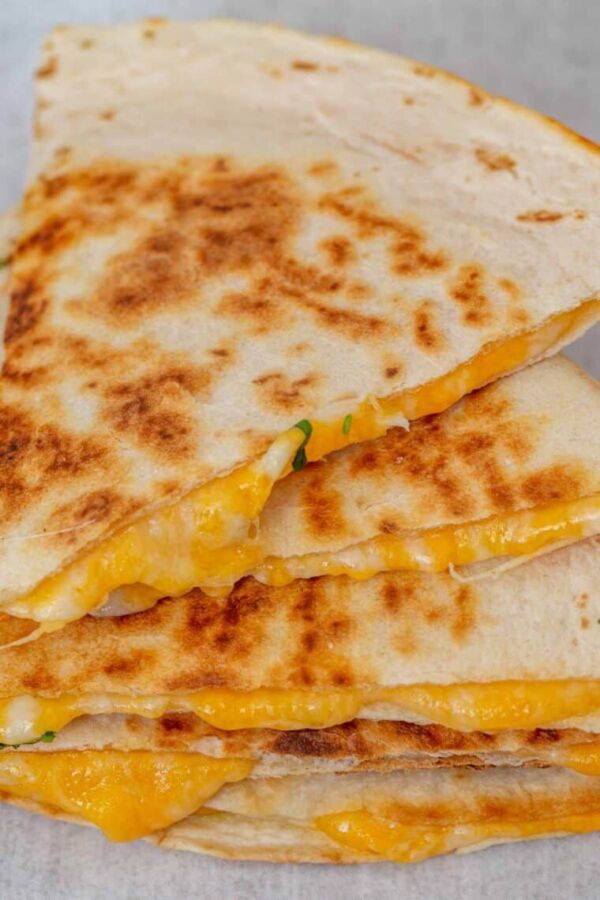 Quesadillas fromage fondantes