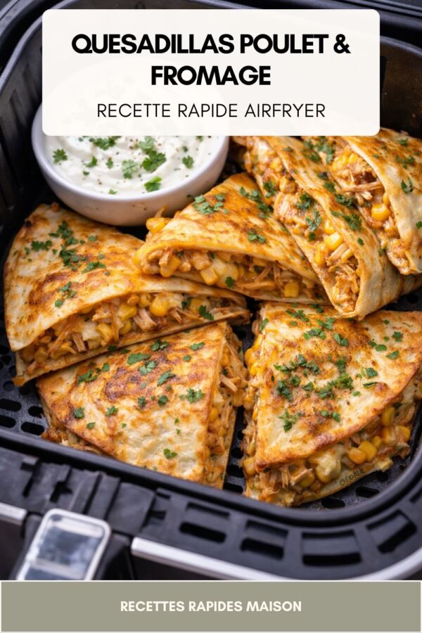Délicieuses quesadillas fromage