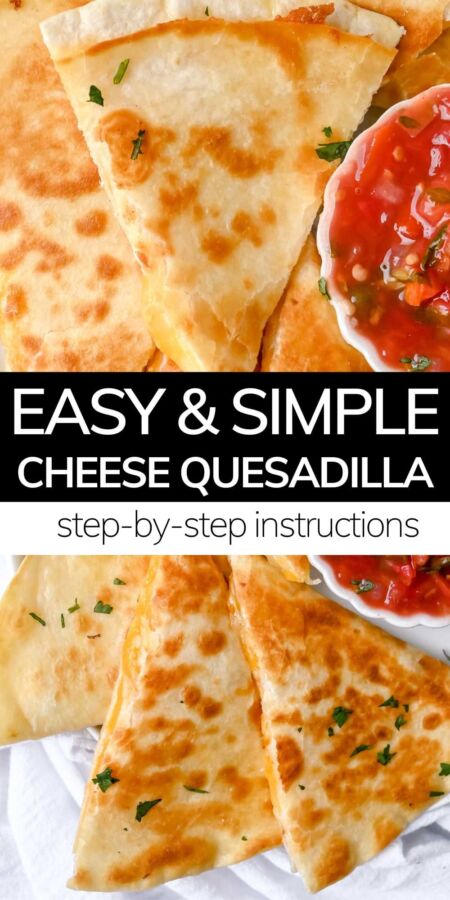 Délicieuses quesadillas fromage