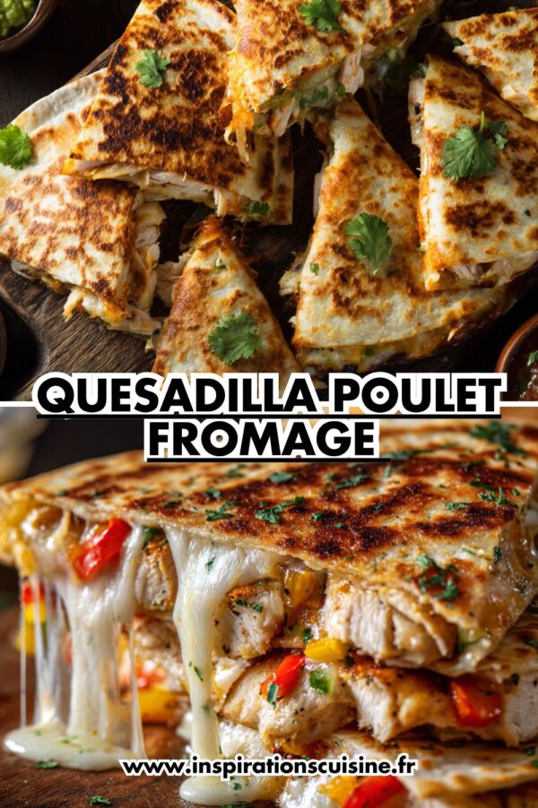 Quesadillas fromage fondantes