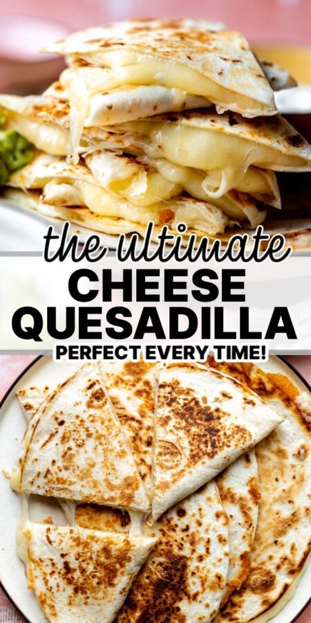 Savoureuses quesadillas au fromage