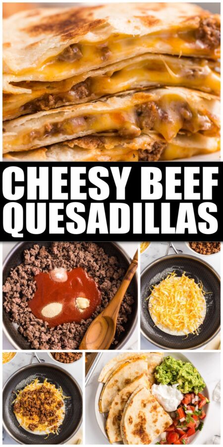 Plat réconfortant quesadilla bœuf