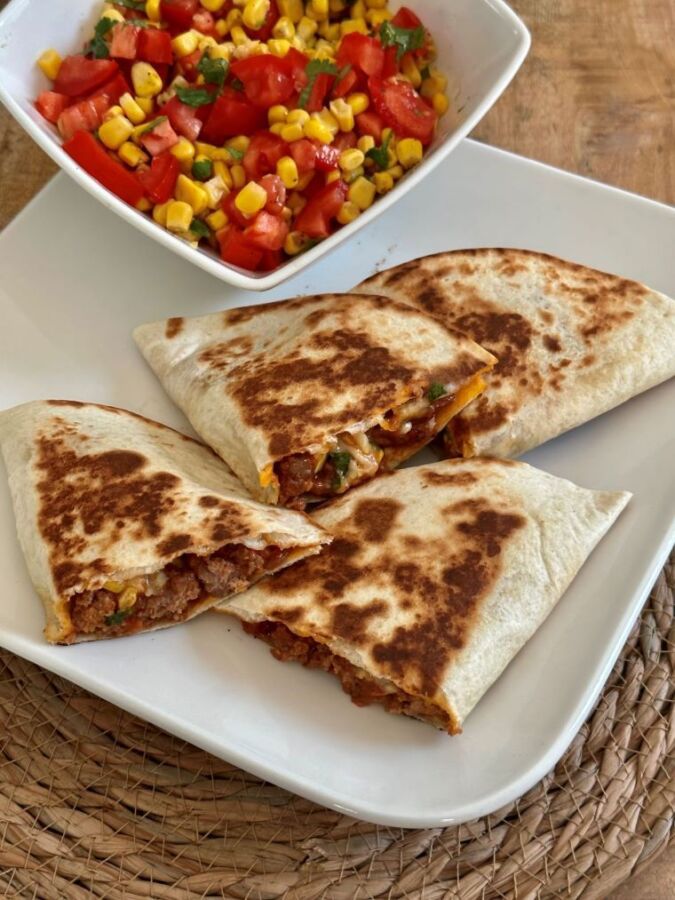 Quesadilla bœuf savoureuse