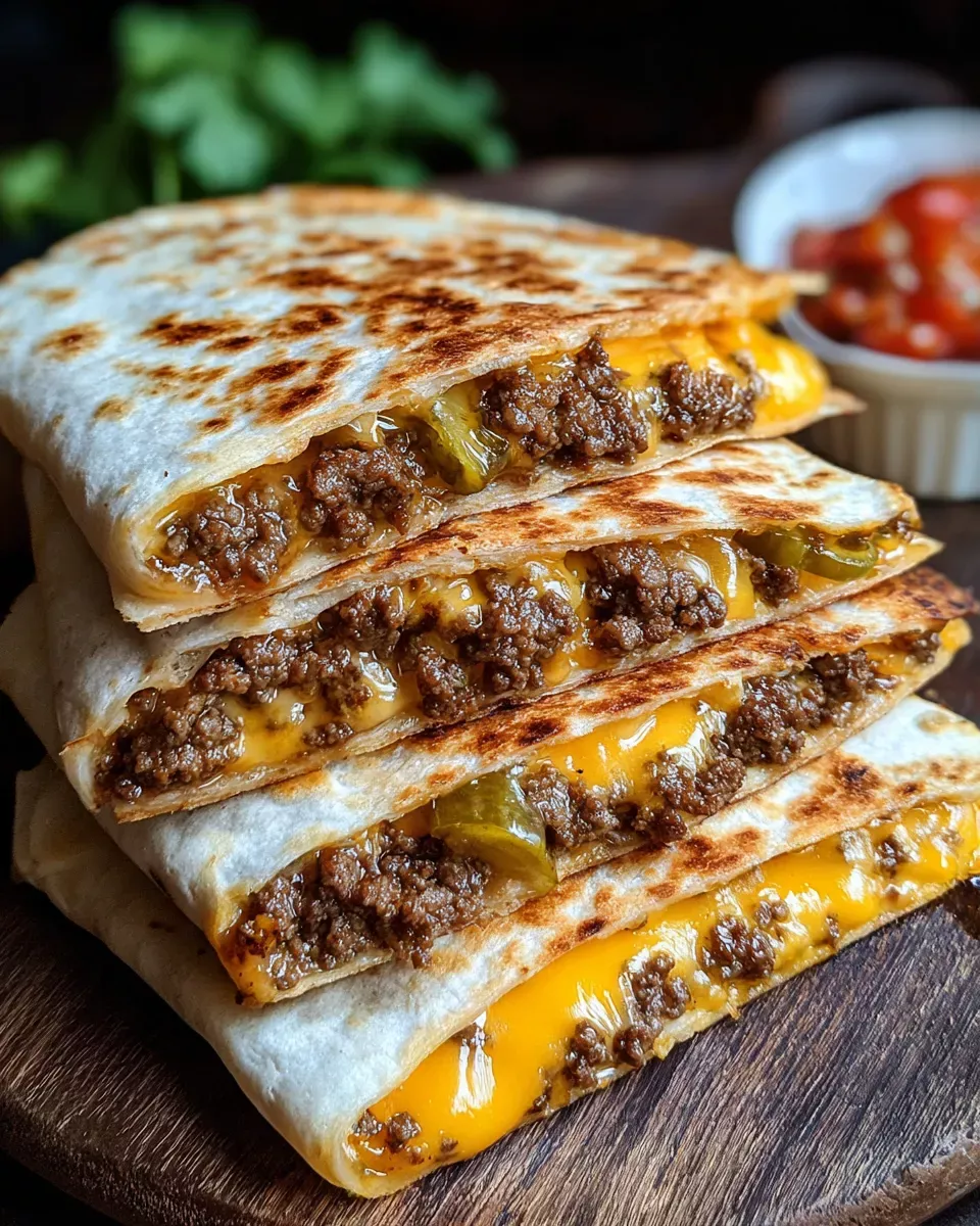 Quesadilla bœuf fondante