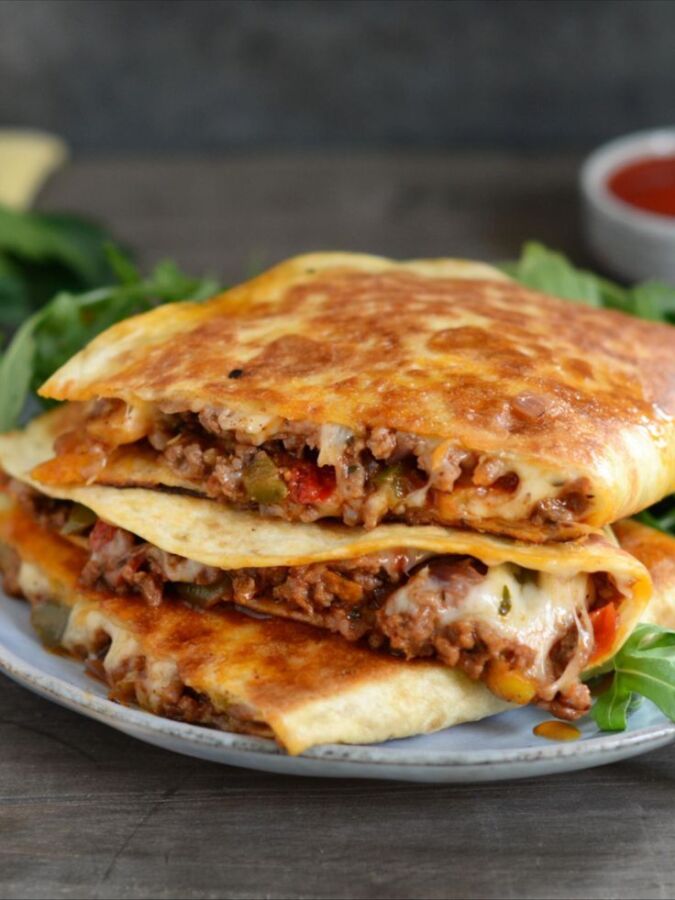 Quesadilla bœuf fondante