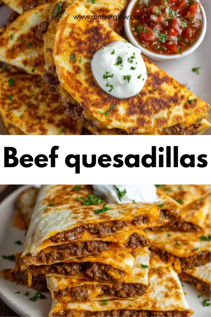 Plat réconfortant quesadilla bœuf