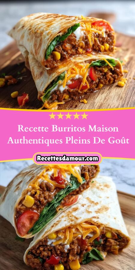 Ingrédients pour burritos savoureux