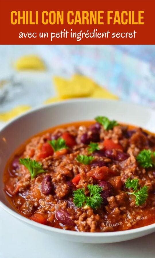 Délicieux chili con carne