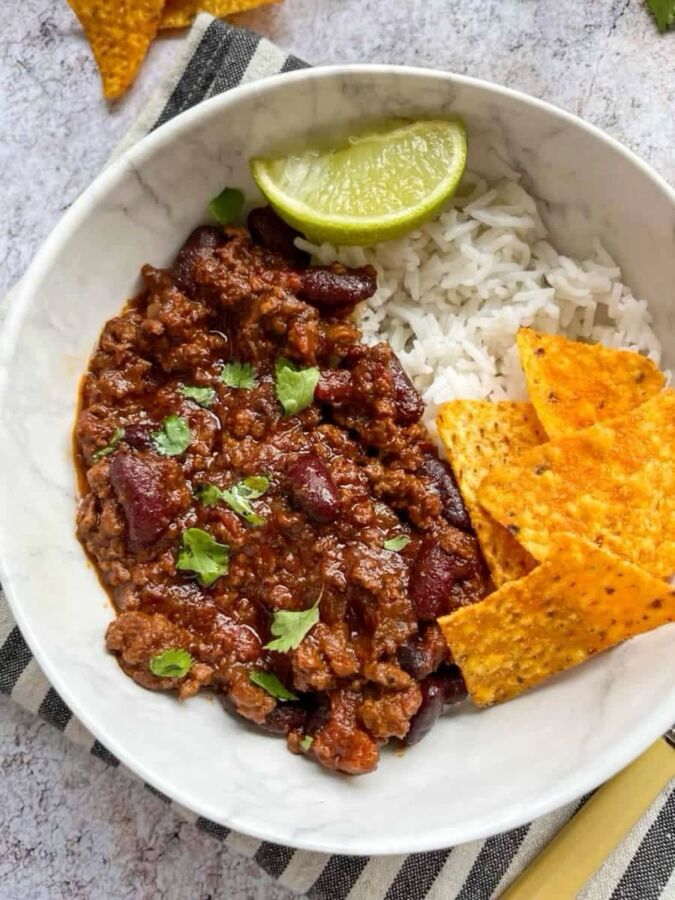Chili con carne savoureux