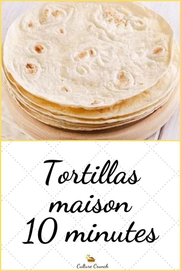 Ingrédients tortillas maison