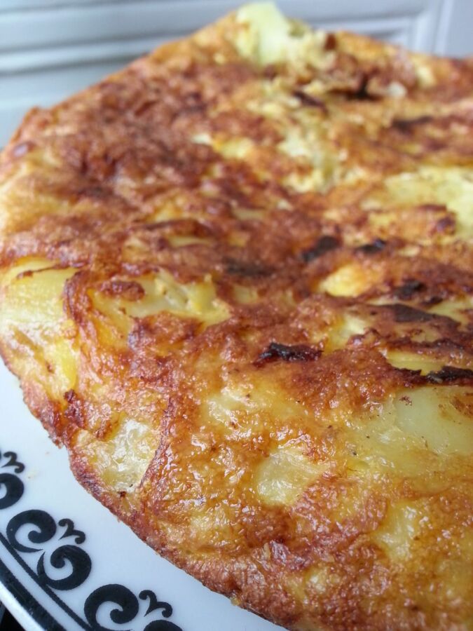 Plat espagnol tortilla classique