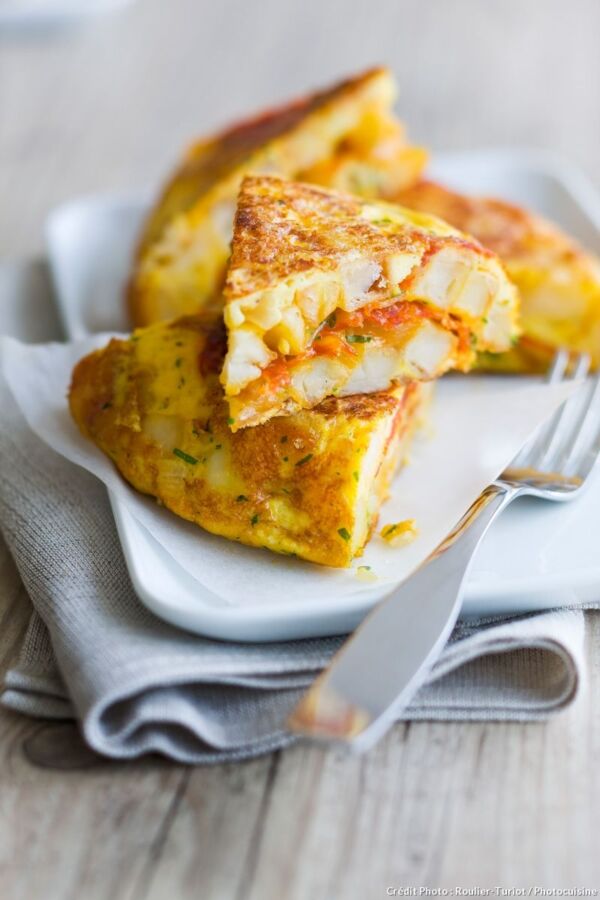 Plat espagnol tortilla classique