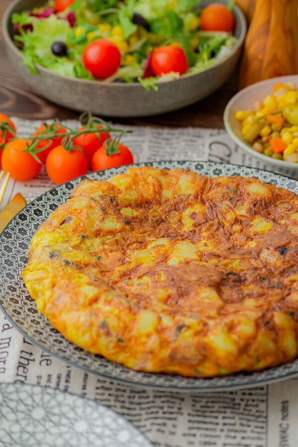 Omelette tortilla pommes de terre
