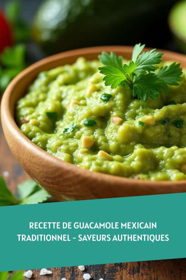 Recette authentique de guacamole