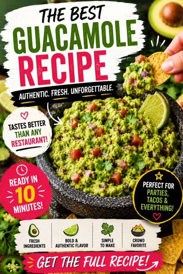 Recette traditionnelle guacamole