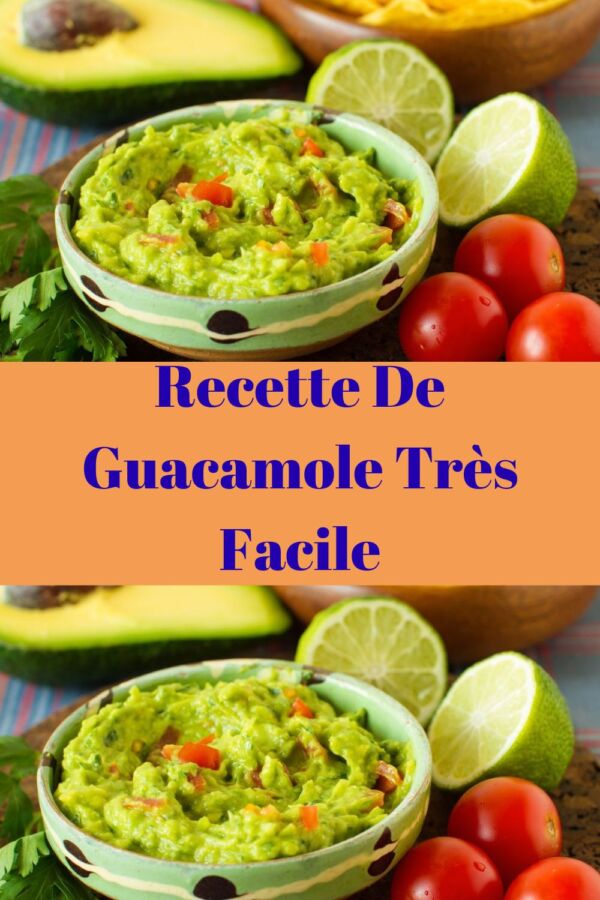 Ingrédients guacamole facile
