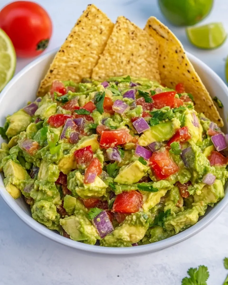 Guacamole fait maison traditionnel