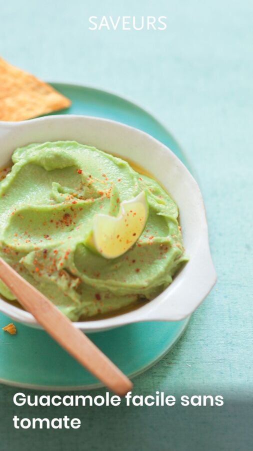 Variante guacamole sans tomate