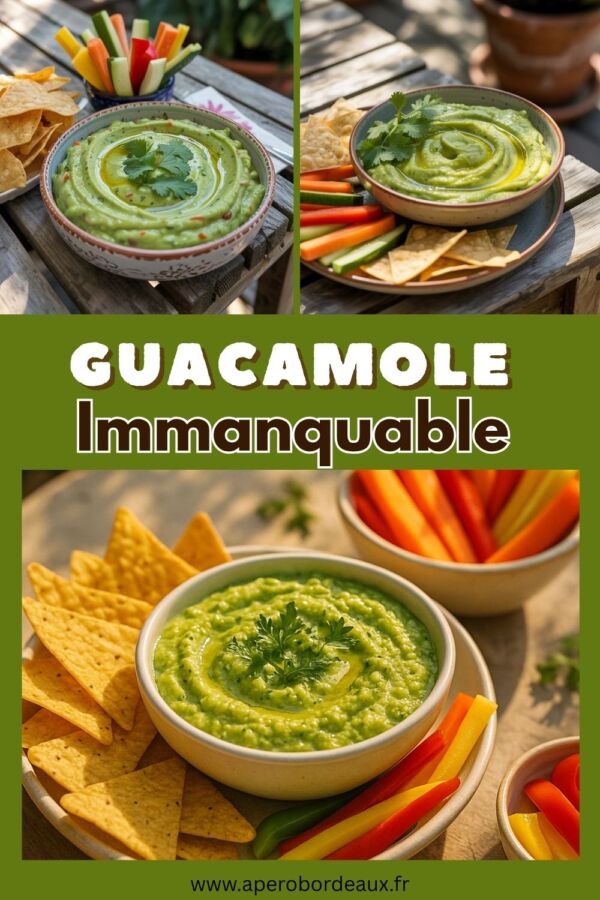 Guacamole sans tomate délicieux