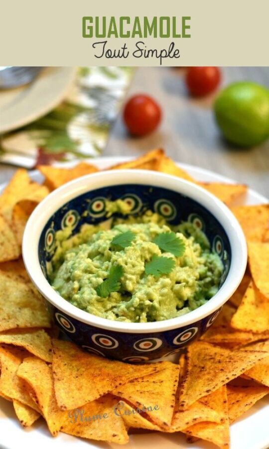 Variante guacamole sans tomate