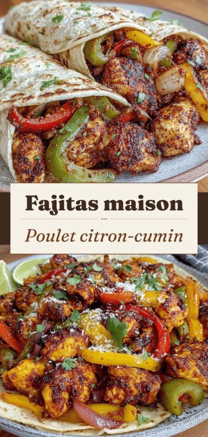 Délicieuse fajitas recette